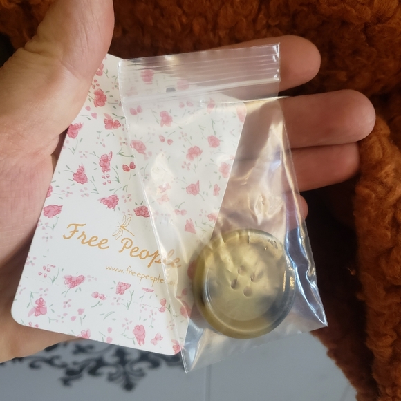 Free People Soft Faux Shearling Warm Tendy Coat M - Picture 8 of 15